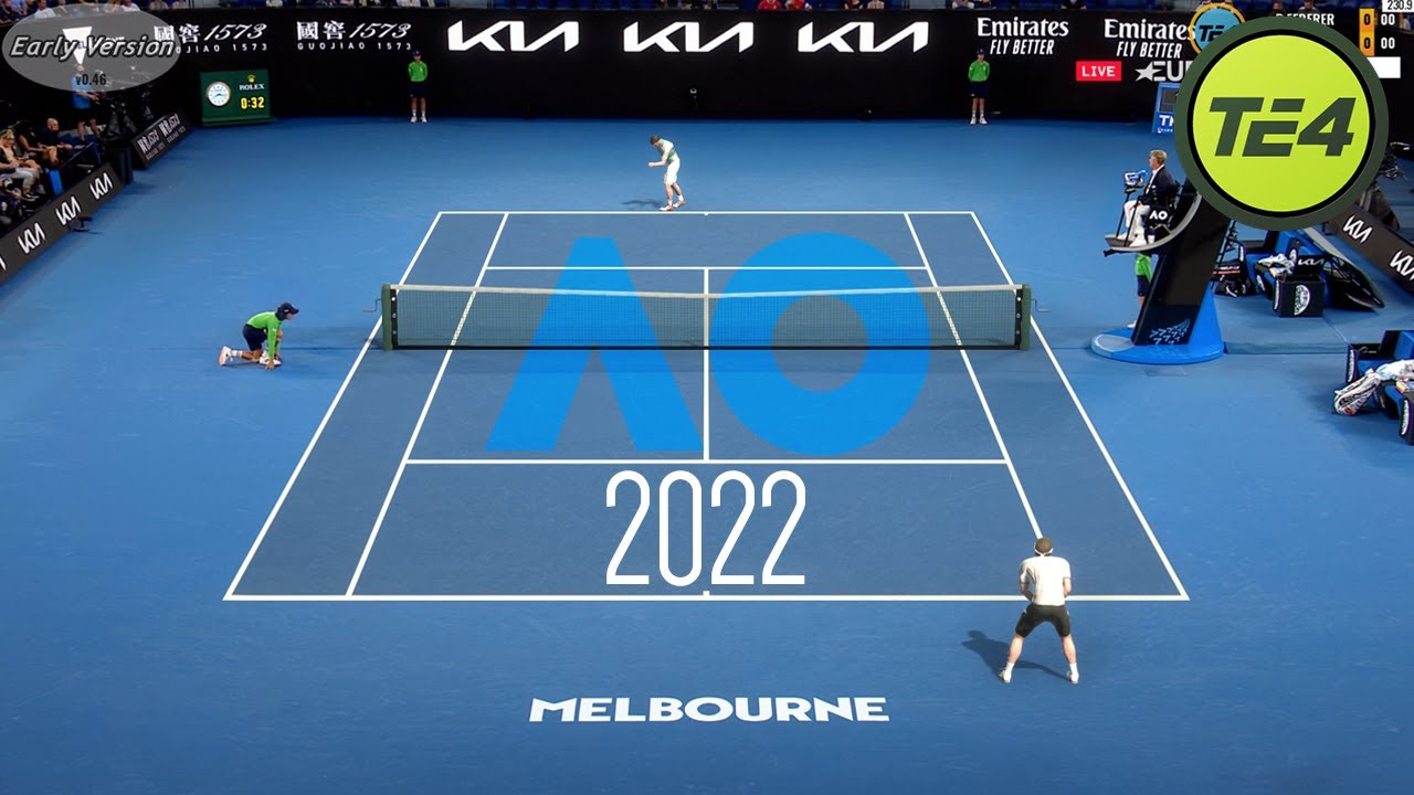TENNIS ELBOW 4 2022 Australian Open DJOKOVIC vs FEDERER First