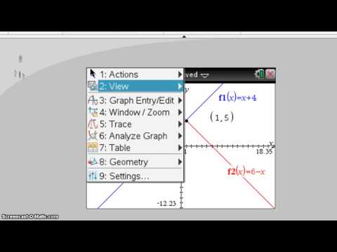 Using CAS for simultaneous equations (part 1)