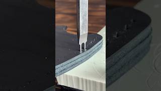 Ножны из натуральной кожи #asmr #handmade #leathercraft #edc #youtube #shorts