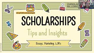 Scholarship Workshop 2023
