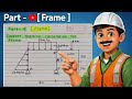 Part 4. Support Reaction Calculation | Beam & Frame | Step-by-Step Method