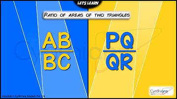 Ratio of areas of two triangles . Conceptualized the explanation by Wahid Syed I SSC Class 10th