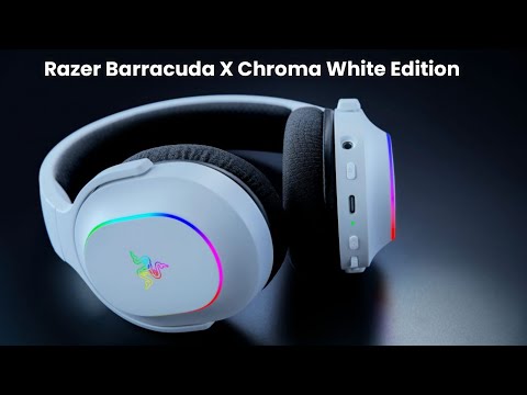 [新品]Razer Barracuda Chroma White Edition Razer Barracuda X Chroma Wireless Gaming Headset - White