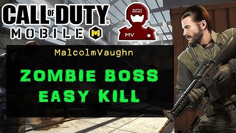 Zombie Mode Raid - Call of Duty Mobile - Abomination Boss Kill - Test Server - High Quality - HD