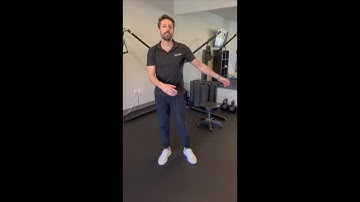 Standing thoracic rotation mobility