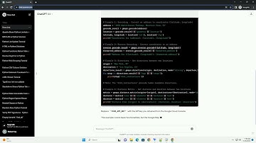 using google maps api with python