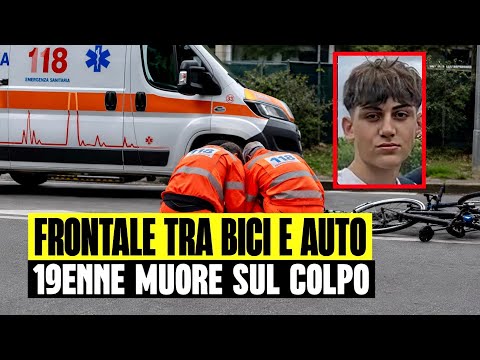 Video TERRIBILE FRONTALE TRA AUTO E BICI:: 19ENNE MUORE SUL COLPO. DRAMMA A CASTELLI CALEPIO