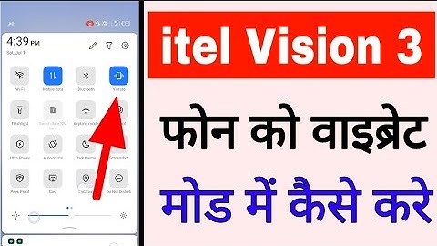 itel vision 3 phone vibration mode me kaise kare।how to do vibration mode in itel vision 3 phone