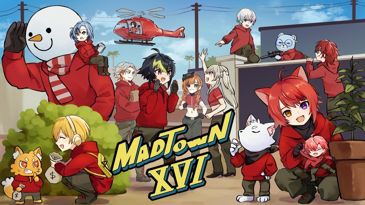 すとぷり莉犬君16点セット MADTOWN】新生XVI！！15人で堕天使のように！！【莉犬／すとぷり／STPR
