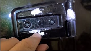 Jeep JK Wrangler Door Hinges Refinishing DIY