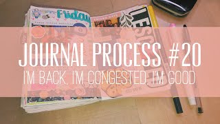 Journal Process in Hobonichi A6 | Stickers, Memory-keeping, Creative Journaling