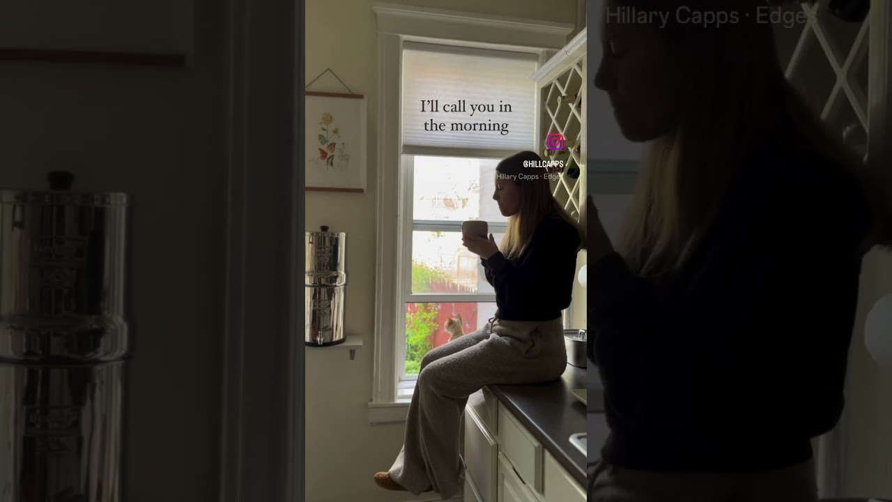 A coffee by the window kind of morning 