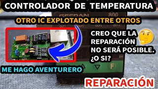 Controlador de temperatura GEFRAN | Estallado | Reparación