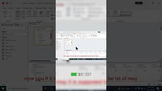 Access Query Hack: Filter Dates Like a Pro #access #tutorial #shorts