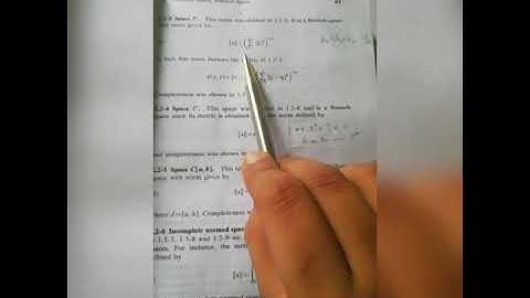 Banach Space Examples