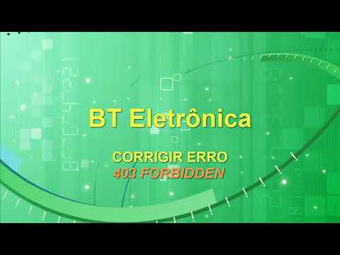 CORRIGIDO! Erro 403