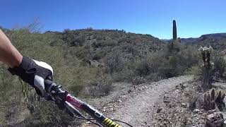 Mountain biking Black Canyon trail, Phoenix AZ