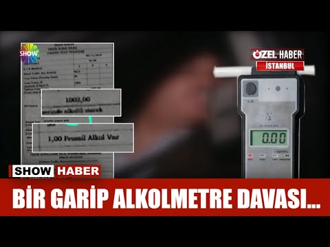 Bir garip alkolmetre davası...