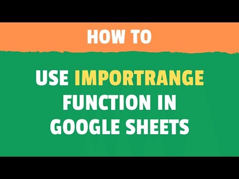 Using IMPORTRANGE Function in Google Sheets