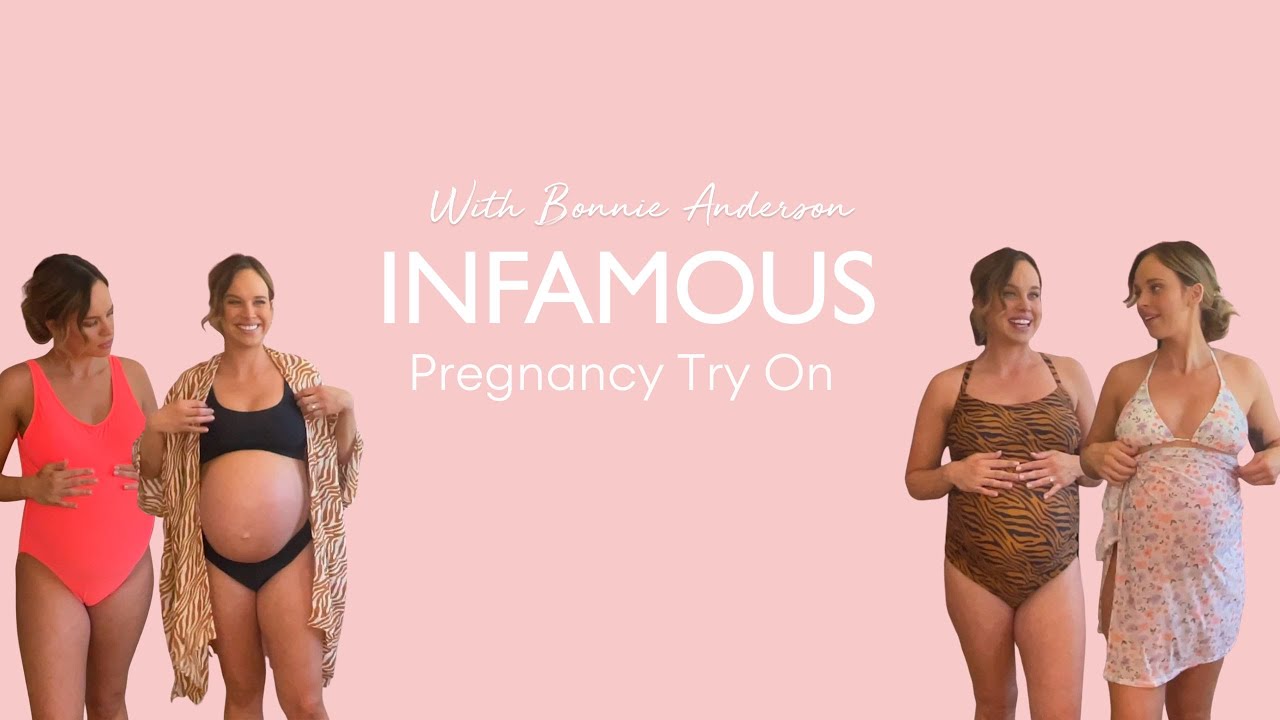 Swimwear Try On for Pregnancy
