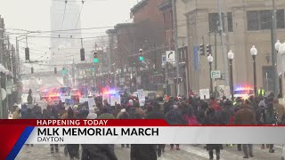 MLK memorial march held in Dayton