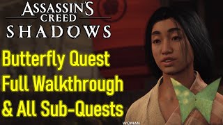 Assassin's Creed Shadows The Butterfly Collector FULL WALKTHROUGH, kill vs spare, game maker quest screenshot 2