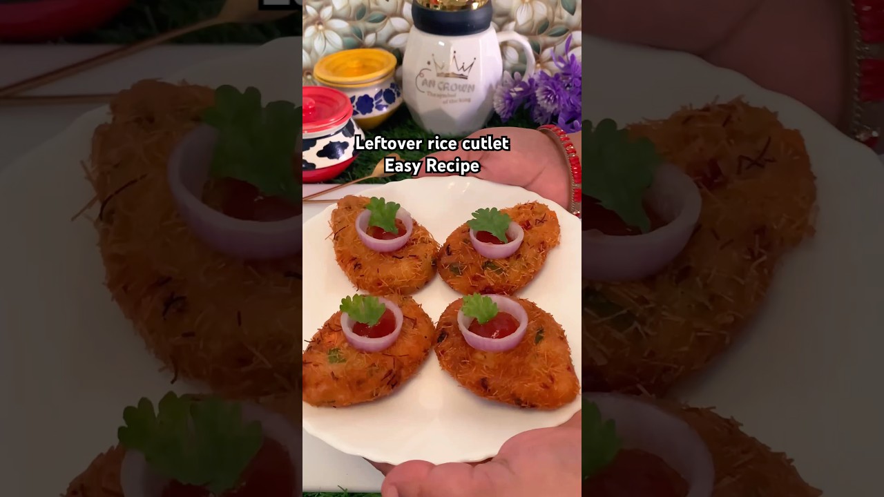 Leftover Rice Cutlet 😋 