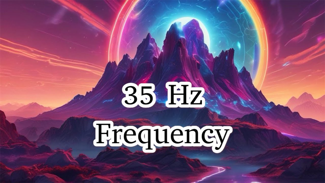 35 Hz - Frequency- BLACK SCREEN - Pure Tone - meditation