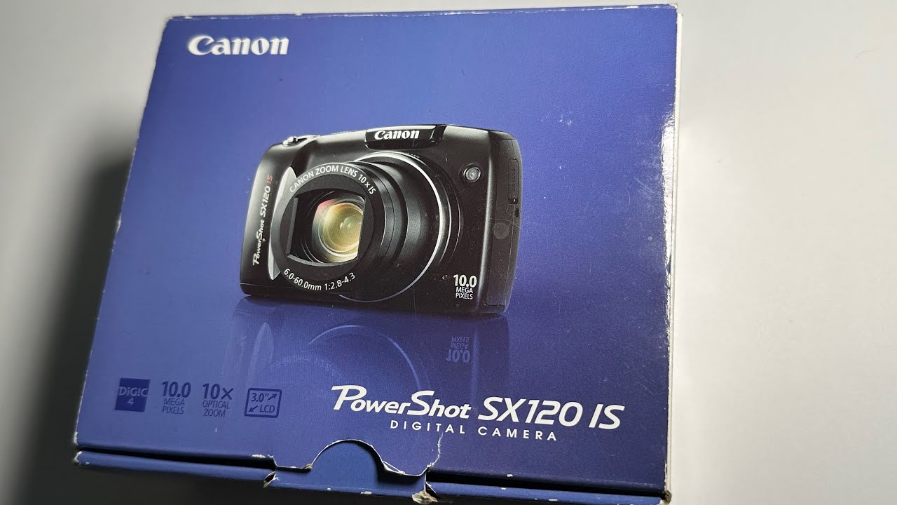 Canon PowerShot SX120 IS Unboxing - YouTube