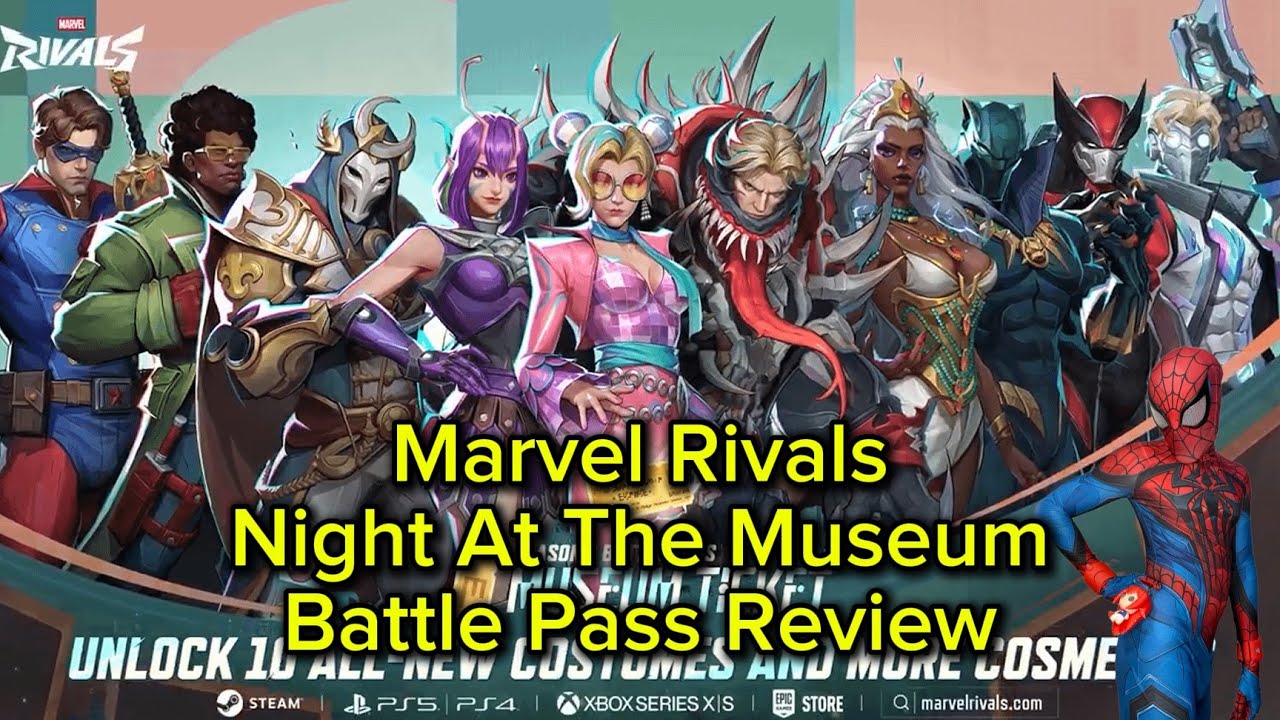 Marvel Rivals Night At The Museum Battle Pass Review (Early Access)