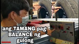 paano ang tamang pag BALANCE ng gulong / Tireman PH
