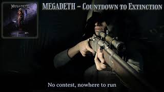 Megadeth - Countdown to Extinction (lyrics on screen)