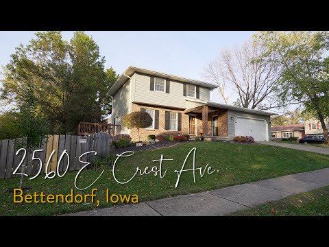 2560 E Crest Ave., Bettendorf, IA home video tour