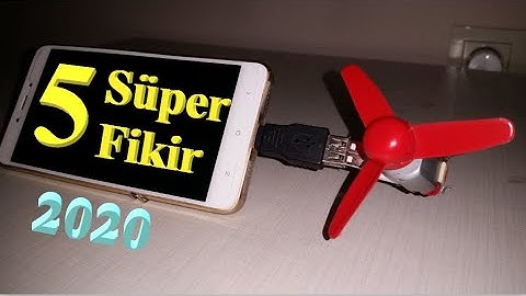 OTG Kablosu İle Yapılabilecek EN HAVALI 5 Fikir