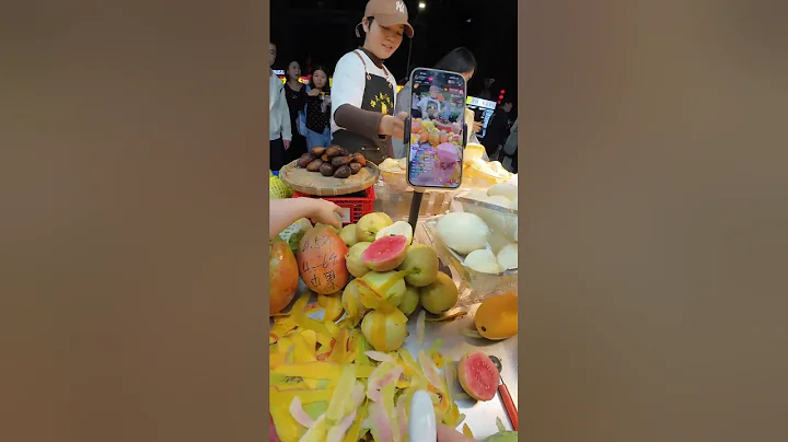 Mainland Chinese street snacks live broadcast