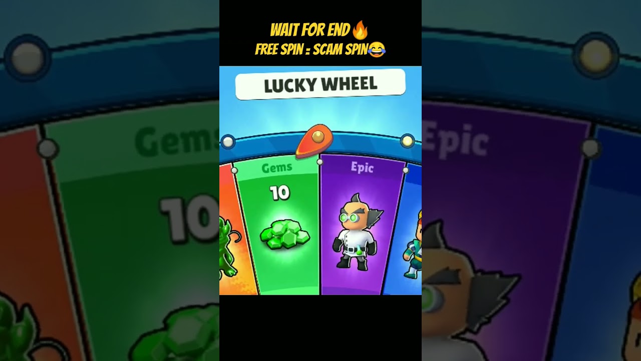 Stumble guys scam us by free spin 