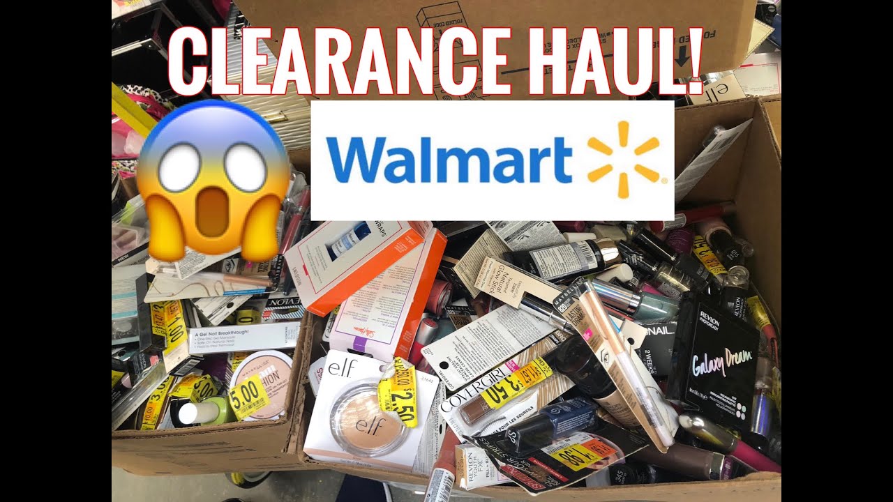 Clearance Haul at walmart! Jackpot! Amazing makeup deals!