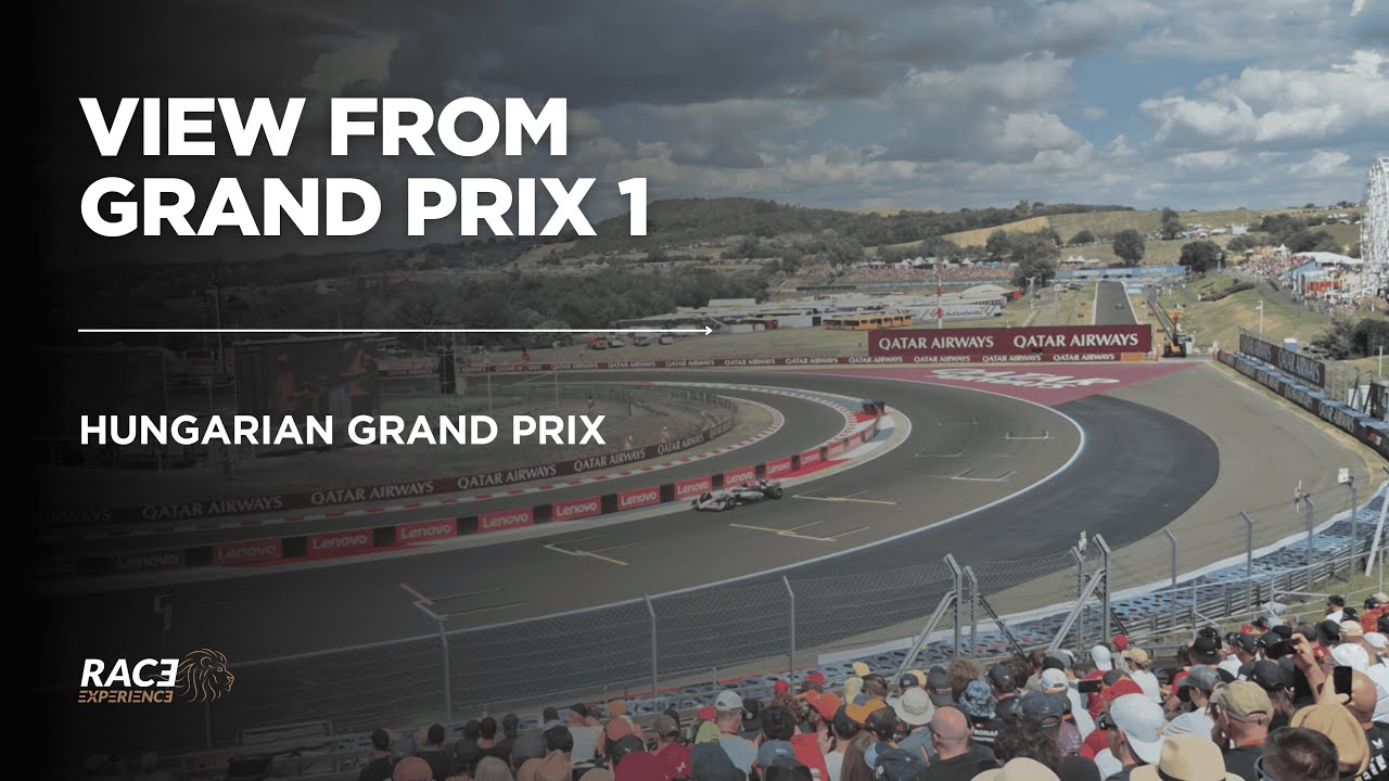 View from Grand Prix 1 at the Hungarian GP (2025)
