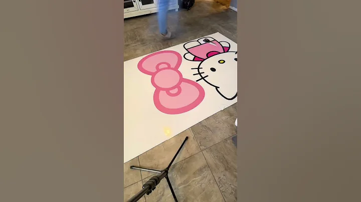 Hello kitty backdrops for party decorations #balloon #partysupplies #foamsheet #hellokitty #shorts