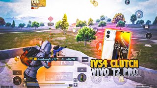 AGRESSIVE SOLO VS SQUAD 💥 VIVO T2 PRO SMOOTH + EXTREME BGMI/PUBG TEST 2024✨4 FINGER GAMEPLAY