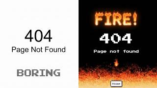 Famous I Made a 404 Page That Lets You Set it on Fire Profile