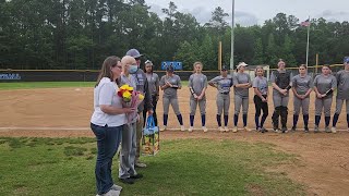 Deep Run softball honors Kristen Wommack before game