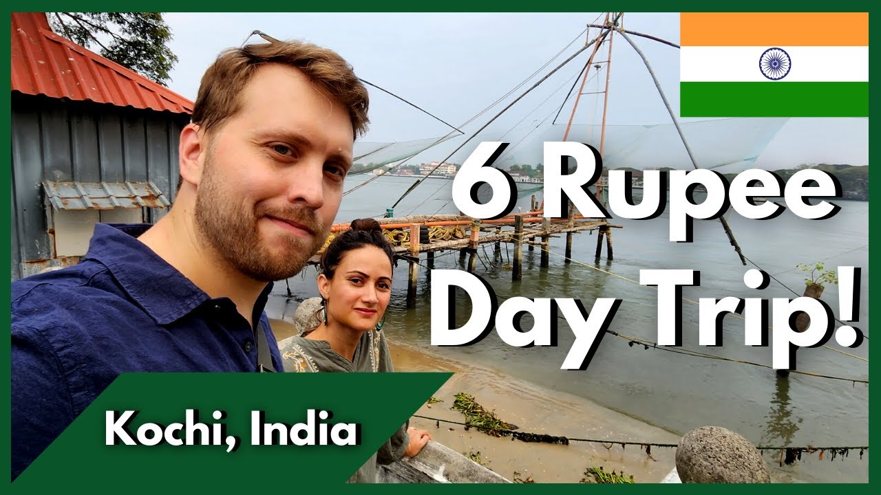 Is this the best day trip in Kochi? | Fort Vypin ferry 6 rupee for two 😱 🇮🇳