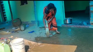 Saree Vlogdesi Style Angan Ki गबर स लपई Routine