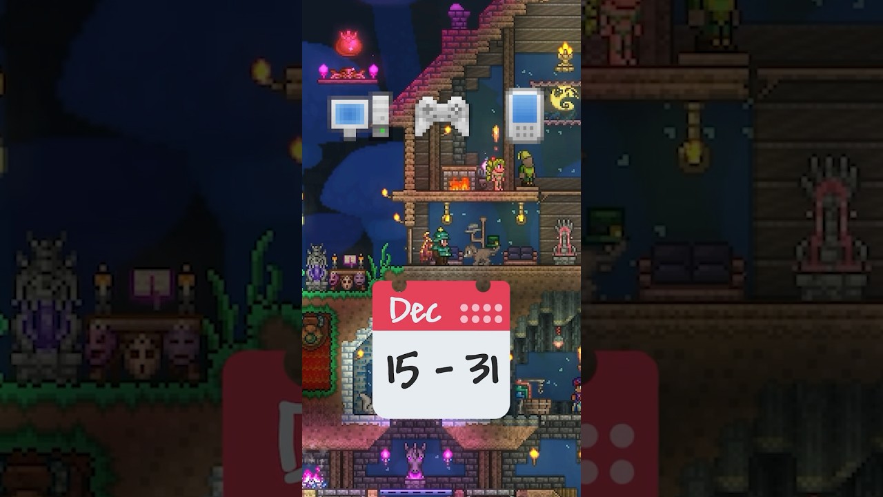 Terraria Christmastime is Almost Here! #terraria #shorts