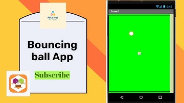 Bouncing ball app on MIT App Inventor