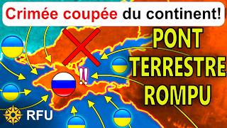 La Crimée isolée : le pont terrestre est désormais rompu