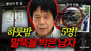 The true nature of the serial fires...was to conceal the traces left on the bodies of five people...