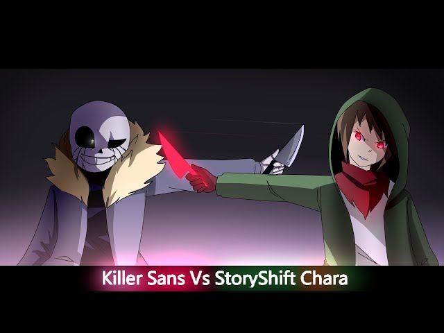 Killer Sans and his 4 Stages (Teach Tale Undertale animation and