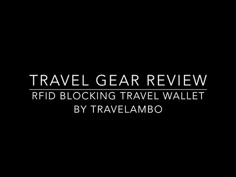 Alison Wanders: Travelambo RFID Passport Holder &amp; Travel Wallet Review